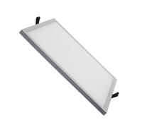 Placa LED 30W Cuadrada High Lumen Corte Ø 200 mm Silver