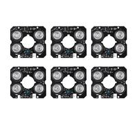 Placa LED de haz IR de 4 LEDs para cámaras CCTV (diámetro 52 mm)