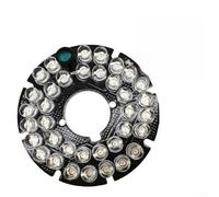 Placa LED infrarroja de 36 LED, longitud de onda de 850 nm para mejorar, adecuada para aplicaciones de TV, circuito de protección automática, funciona con fuente de alimentación de 12 V CC