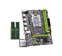 Placa Madre Conjunto de Placa Base Fit For QIYIDA X79 con CPU LGA1356 Xeon E5 2450V2, 2 Unidades 8 GB = 16 Memoria RAM DDR3 REG ECC SATA3.0 NVME M. V3