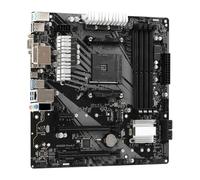 Placa Madre Fit For ASRock B450M Pro4-F Micro ATX con Conector AMD B450, AM4, DDR4, SATA3, HDMI, DVI-D, VGA y Audio for Ryzen 2000/3000/4000