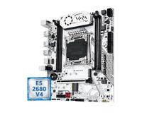 Placa Madre Fit For Machinist-Kit de Placa Base X99, CPU LGA 2011-3 Xeon E5 2680 V4 Opcional y 16GB DDR4 RAM, Interfaz NVME M.2 TPM 2,0(Motherboard+CPU)