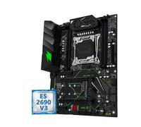 Placa Madre Fit For Machinist MR9A Pro X99 Juego de Placa Base LGA2011-3 Xeon E5 2690 V3 CPU DDR4 16GB (2 * 8GB) 2666MHz RAM TPM 2,0 Combo Opcional(Motherboard+CPU)