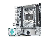 Placa Madre Fit For MAQUINISTA PR9-H X99 LGA 2011-3 XEON Placa Base Intel CPU E5 2640 V4 con 16GB DDR4 ECC Juego Combinado de Memoria NVME M.2 SATA M-ATX(Motherboard+CPU)