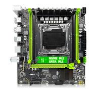 Placa Madre Juego de Placa Base Fit For ZSUS X99 P4 con Intel LGA2011-3 Xeon E5 2640 V4 CPU DDR4 16GB (1 * 16GB) Memoria RAM de 2133MHZ NVME M.2 SATA