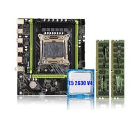 Placa Madre Kit de Placa Base Fit For Kllisre X99 con CPU LGA 2011-3 Xeon E5 2630 V4, Memoria RAM DDR4 de 32 GB (2 x 16 GB) y 2133 MHz