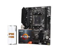 Placa Madre Kit de Placa Base Fit For MAXSUN B550M con CPU Ryzen 7 5700X, Memoria DDR4 16 GB (8 GB*2) y 3200 MHz for Juegos Ordenador Escritorio