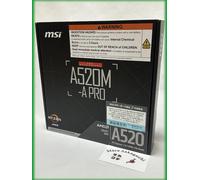 NUEVA PLACA BASE MSI A520M-A PRO AM4 AMD A520 USB3.2 Gen1 Micro-ATX