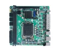 Placa madre N17 NAS C246 LGA1151 (Intel/C246/Mini ITX/DDR4 compatible con ECC/PCIE3.0x16/4x2.5G LAN/8xSATA3/2xM.2/USB3.0/HD DP/tarjeta de enrutamiento suave)