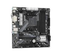 Placa Madre Placa Base Fit For ASRock B450M PRO4-F R2.0 Compatible con procesador Ryzen 5 5600 5600G R7 5700X3D 5800x3D, 4 x DDR4 M.2 PCIe 3.0 AM4, mATX