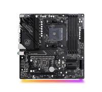 Placa Madre Placa Base Fit For ASRock B550M PG Riptide AM4 Compatible con Ryzen 7 5800X3D/5600X/5700G PCIe 4.0 DDR4 WiFi M.2 RGB Micro-ATX