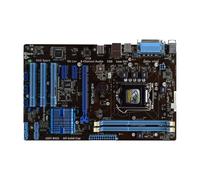 Placa Madre Placa Base Fit For ASUS H61-PLUS Intel H61 LGA 1155 2×DDR3 16GB 4×SATA II ATX Compatible con CPU Core i3-3220 i3-3225 i5-2310 i5-2500
