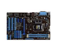 Placa Madre Placa Base Fit For ASUS H61-PLUS Intel H61 LGA 1155 2×DDR3 16GB 4×SATA II ATX Compatible con CPU Core i3-3220 i3-3225 i5-2310 i5-2500