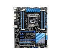 Placa Madre Placa Base Fit For ASUS X79 P9X79 LE for minería LGA 2011, DDR3 64GB, 3×PCI-E 3.0 X16, Compatible con procesadores Xeon E5 2650 v2 y Core i7, USB