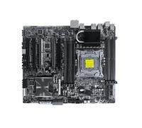 Placa Madre Placa Base Fit For ASUS X99-WS/SYS Compatible con procesadores Intel Xeon E5-1630-v3 e i7-6800K/6900K (LGA 2011-V3), 8 Ranuras DDR4 a 3200 MHz, SSD NVMe M.2 PCIe 3.0 y Formato ATX.