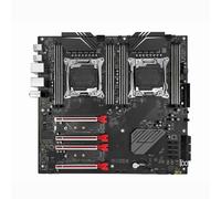 Placa Madre Placa Base Fit For Machinist D8 MAX X99 con Doble CPU, Combo, LGA2011-3, Xeon Kit E5 2683 V4, DDR4 RAM, 128 GB de Memoria a 2400 MHz, SSD NVME M.2