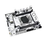 Placa Madre Placa Base Fit For Machinist for Juegos X99 con CPU LGA 2011-3 y Chip C612 Compatible TPM2.0, Cuatro Canales DDR4, NVME/WiFi, Interfaz M.2