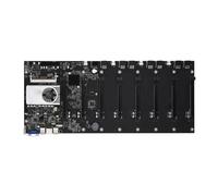 Placa Madre Placa Base for minería Fit For BTC-T37 con 8 GPU for de Bitcoin, criptomonedas y Etherum, SSD MSATA 128 GB, DDR3 RAM 1600 MHz