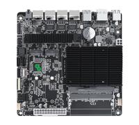 Placa Madre Placa Base NAS Fit For J4125 de 6 bahías, 4 Intel i226-V 2.5G, 2 M.2 NVMe ASM1064, 6 SATA3.0, 2*DDR4, HDMI, DP, 17x17, Placa Mini ITX