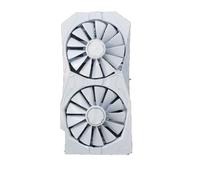 Placa Madre Tarjeta gráfica Fit For ASUS White Raptor RX580 8G 2048sp Eye of The Loser RGB Light con Placa Trasera metálica