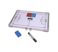 Placa magnética táctica de aluminio para entrenador de estrategia de fútbol, tablero de árbitro de