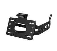 Placa Matrícula Luz LED Matrícula Montaje Lateral Motocicleta para XV535 para XV1100 para Virago 535 para Soporte para Número Registro Lámpara Trasera Soporte matrícula(Black with Light)