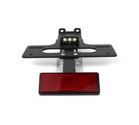 Placa Matrícula para Royal para Enfield para Hunter 350 2022 2023 2024 2025 Kit Eliminador Guardabarros Limpio Trasero Soporte Matrícula Motocicleta PortaMatrícula(with Reflector)