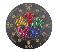 Placa Metafísica De Adivinación Siete Estrellas - Herramienta Madera Para Radiestesia | Tablero Meditación Espiritual La Toma Decisiones Decoración Escritorio Oficina En Casa Geometría Sagrada