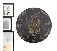 Placa Metafísica De Adivinación Siete Estrellas - Herramienta Madera Para Radiestesia | Tablero Meditación Espiritual La Toma Decisiones Decoración Escritorio Oficina En Casa Geometría Sagrada