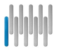 Placa Metálica Adhesiva | 10 Piezas Placas de Acero para Funda de Teléfono | Láminas Delgadas Autoadhesivas para Montaje de Imanes Sala de Manualidades Cocina Garaje Aula