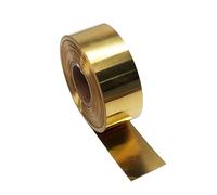 Placa metálica Barra Plana de latón Lámina Delgada de latón 0,1 mm 0,2 mm 0,3 mm 0,4 mm 0,5 mm 0,6 mm 0,7 mm 0,8 mm 1 mm Ancho de 10 mm a 50 mm Cobre mecánico (tamaño_Nombre 0,2x20x3000mm 1p