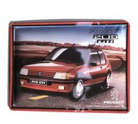 Placa metálica Peugeot 205 GTI I&S Collector (15 x 20 cm) *modelo en Relief*