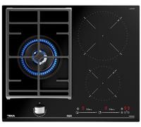 Teka JZC 63312 ABN Placa Mixta 1 Zona Gas Natural + 2 Zonas Inducción Negro