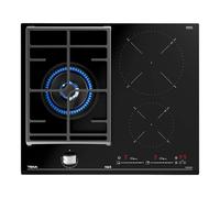 Teka JZC 63312 ABN Placa Mixta 1 Zona Gas Natural + 2 Zonas Inducción Negro
