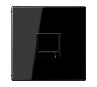 Placa modular Jack 1 toma LS, color negro (referencia: JUNG LS1969-15WESW)