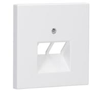 Placa modular Jack 2 tomas. LS, color blanco mate (referencia: JUNG LS969-2UAWWM)