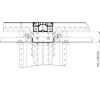 Placa montaje intermedia galvanizada SF PanelSeT NSYSIMP20