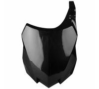 POLISPORT 8659200003 - Portanúmeros frontal réplica OEM fabricado en plástico brillante duradero y resistente compatible con motocicletas Kawasaki en color negro