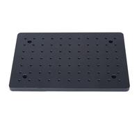 Placa óptica, placa óptica de aluminio 6061, rejilla M6, 25 mm | Banco de laboratorio: postes, pinzas y soportes en cada punto, sin taladrar, haz estable(50cm x50cm x1.3cm)