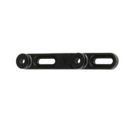 Placa Ortlieb offset 64 mm negro