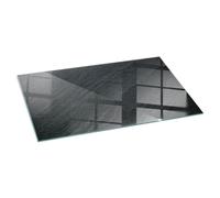 Placa para Chimenea De Vidrio Templado 100x50 cm Duradero Seguridad Doméstica Resistente A Chispas Y Arañazos contra El Calor Rectangular Protección para Chimenea - Textura de Piedra Natural