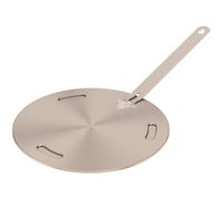 Placa para inducción, adaptador de 20 cm, placa adaptador de inducción con mango extraíble, placa de adaptación para inducción uniforme para cocina eléctrica de gas, olla de agua (20 cm)