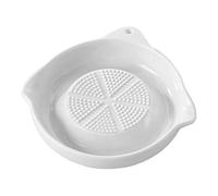 Placa para moler jengibre: rallador multiusos, hoja con textura afilada, bandeja fácil de limpiar, accesorio de mano duradero | Herramienta culinaria eficiente para triturar raíces de ajo, especias, v