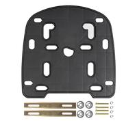 Placa para portaequipajes de moto, placa sólida para maletero, incluye tornillos, placa de fijación para chasis de maletero, accesorio para maletero, para maleta de moto