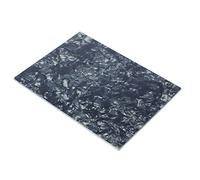 Placa para Rascar Guitarra, Cubierta para bajo de PVC y Celuloide, Placa Trasera Perfecta para Guitarras Eléctricas (Perla Negra)