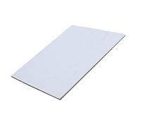 Placa para Rascar Guitarra, Larga Duración, Exquisita, Fácil Instalación, Hoja de Placa Posterior de Guitarra Irrompible para Instrumentos Musicales (Blanco)