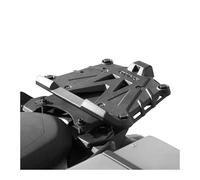 Placa para top case Shad de aluminio negro con kit de tornillería compatible co