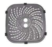 Placa Parrilla Freidora de Aire 6QT 8QT Repuesto Acero Inoxidable, Bandeja Cuadrada Horno Inserto Cesta Estante Rejilla Accesorio (L / 24×24cm)