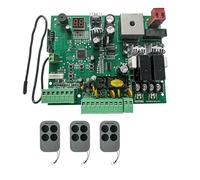 Placa PCB, Compatible Con Automático, Abridor De Puerta Batiente De Doble Brazo, Panel De Control, Sistema De Centro De Control Inteligente, Reemplazo De Accesorios(1Control board 3RC)