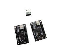 Placa PCB con Codificador de Joystick USB de Retardo Cero para 2 Jugadores de Arcade Inalámbrico de 2,4 G para Piezas de Consolas de Juegos Arcade de